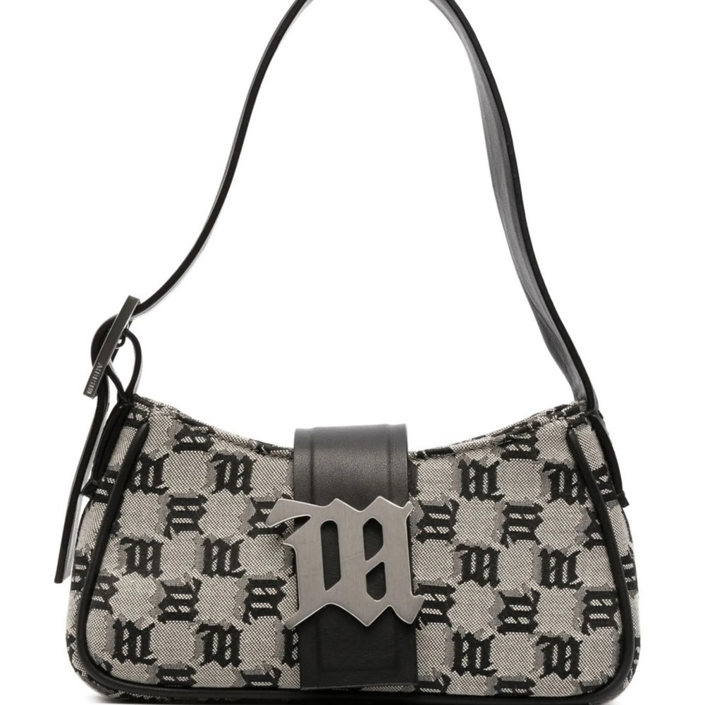 MISBHV Mini Jacquard Monogram Shoulder Bag